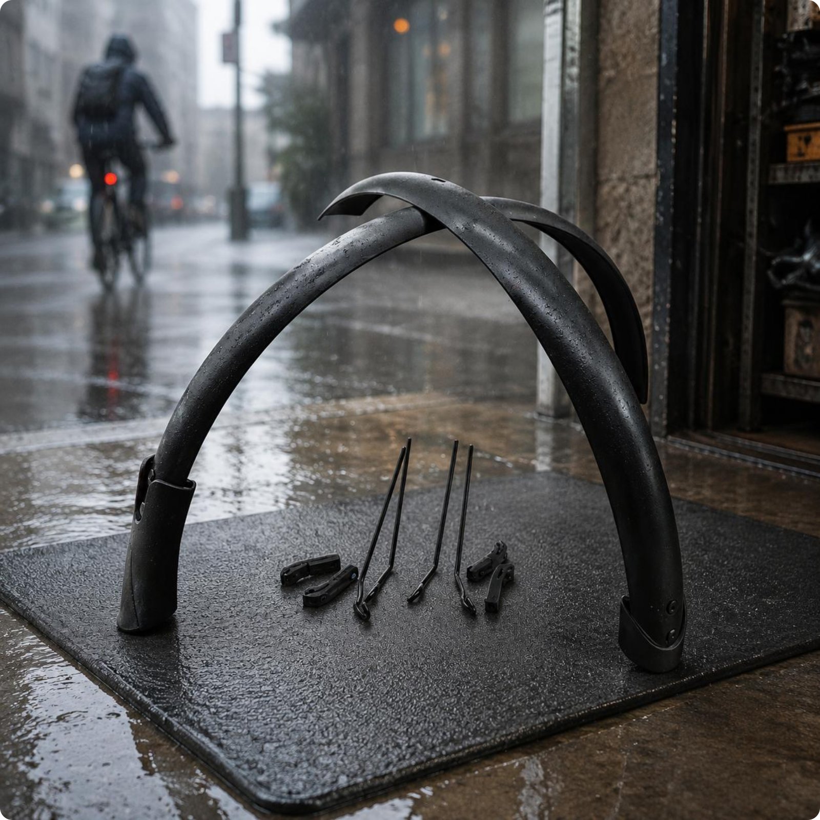 Bike Fender Set - 451 Tekerlek Çamurluk Seti Paslanmaya Dayanıklı