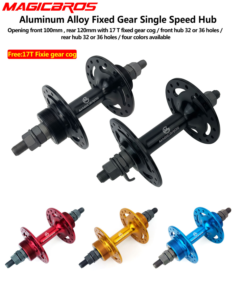 Cycling Gear Hub - MAGICBROS Sabit Dişli Bisiklet Göbeği Alüminyum