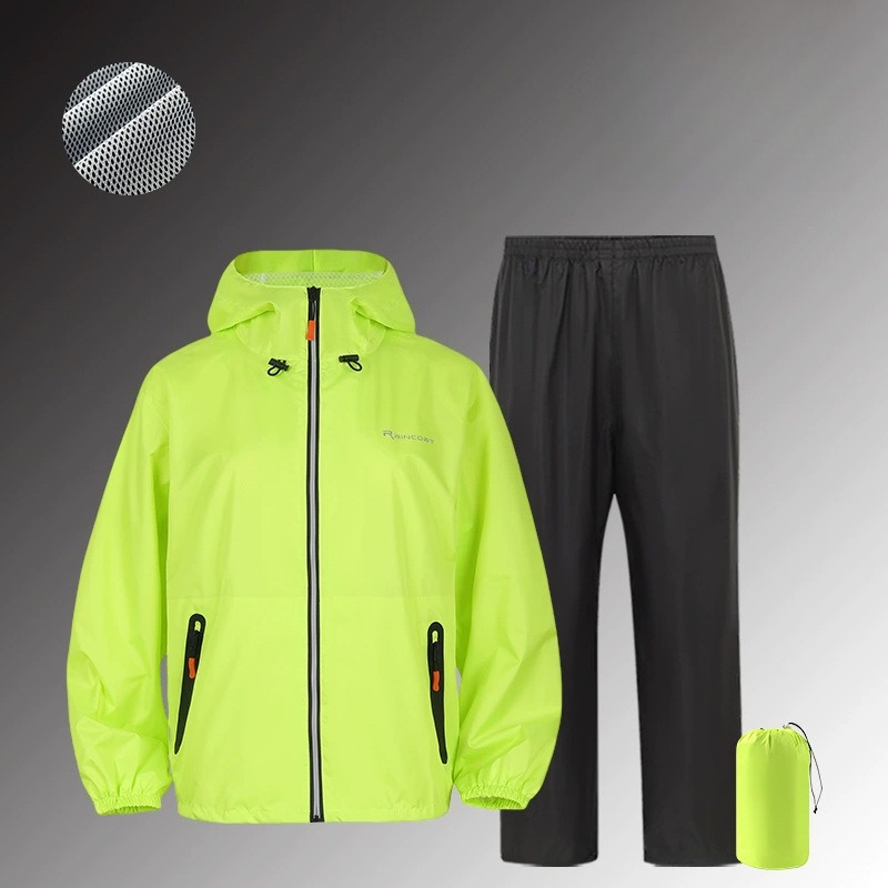 Cycling Gear Man - Tam Vücut Su Geçirmez Yağmurluk Yansıtıcı