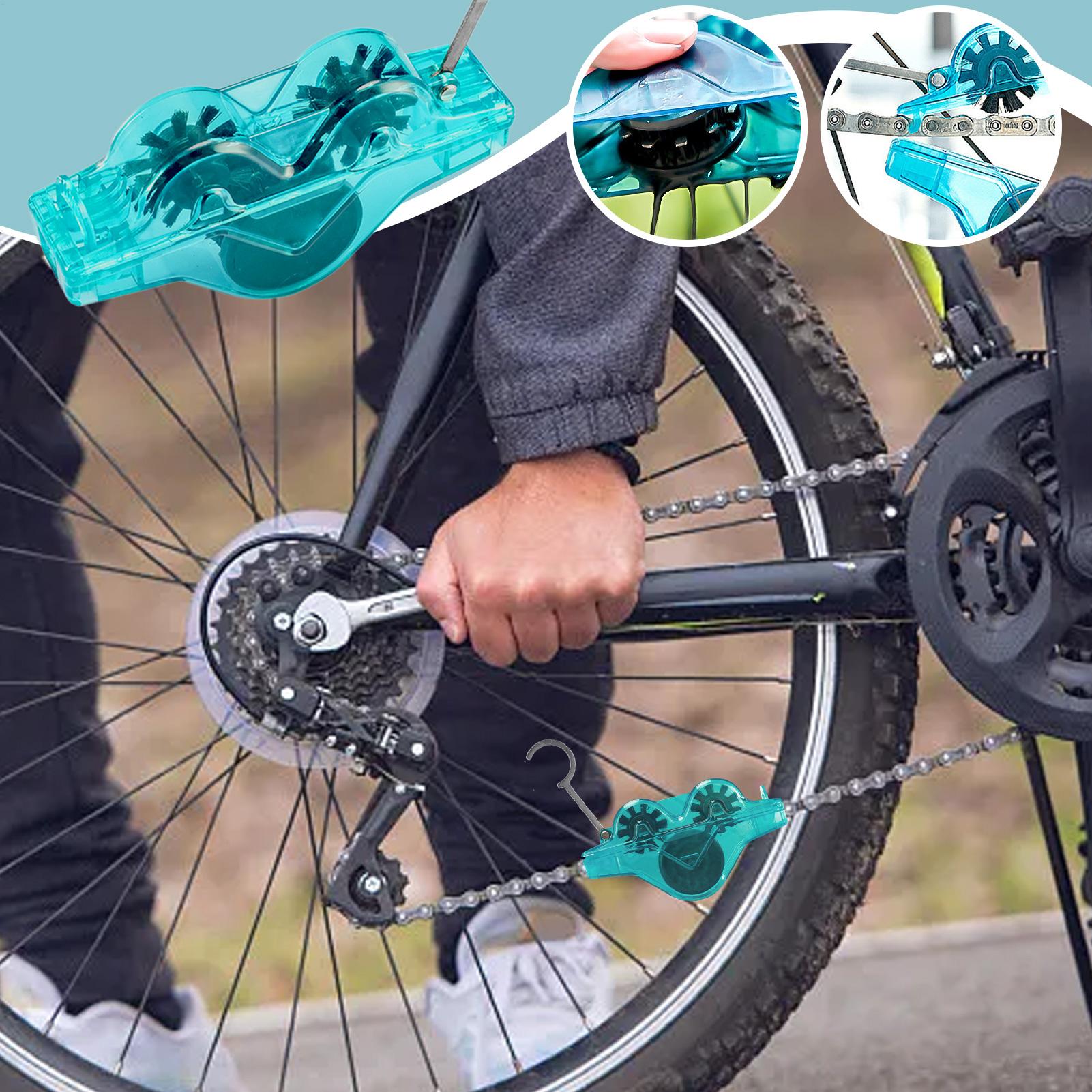 Cycling Gear Man - Bisiklet Zinciri Temizleyici 360 Derece Fırçalı