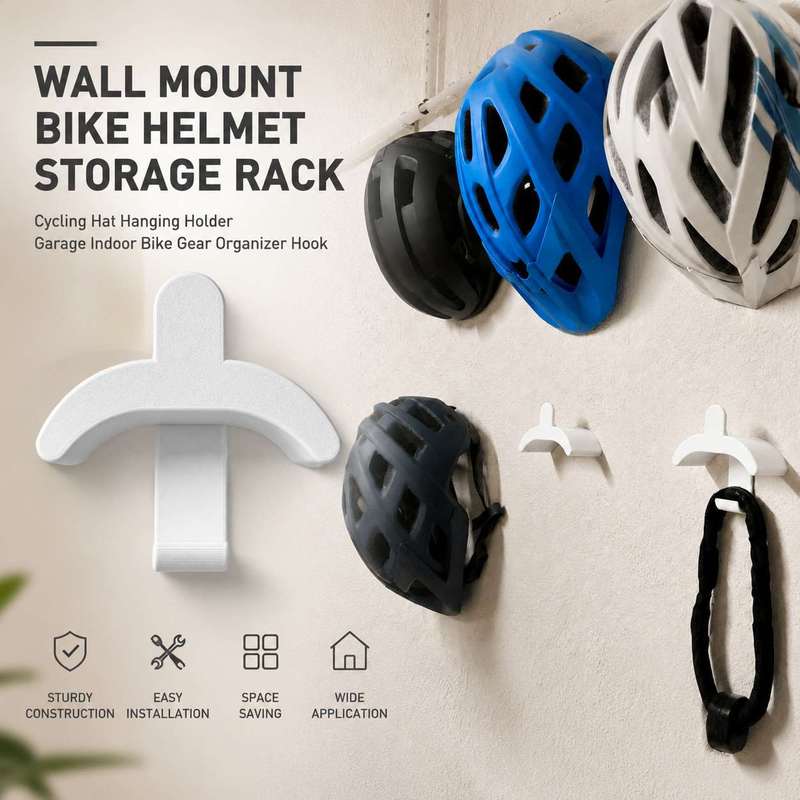 Cycling Gear Wall Storage - İç Mekan Duvara Monte Bisiklet Kaskı