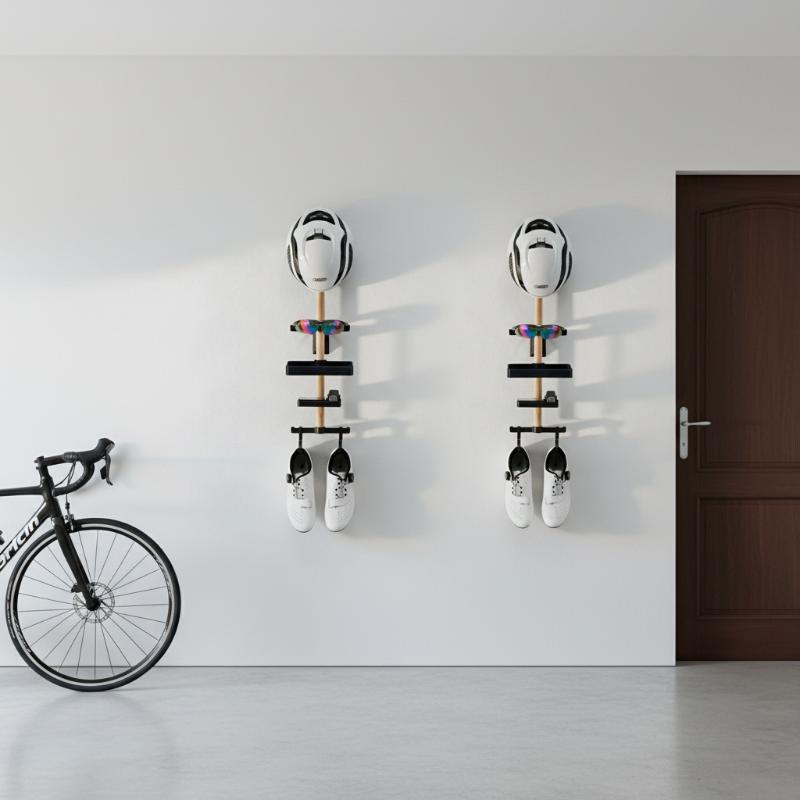 Cycling Gear Wall Storage - Bisiklet Masaüstü Düzenleyici Teşhir Standı 1