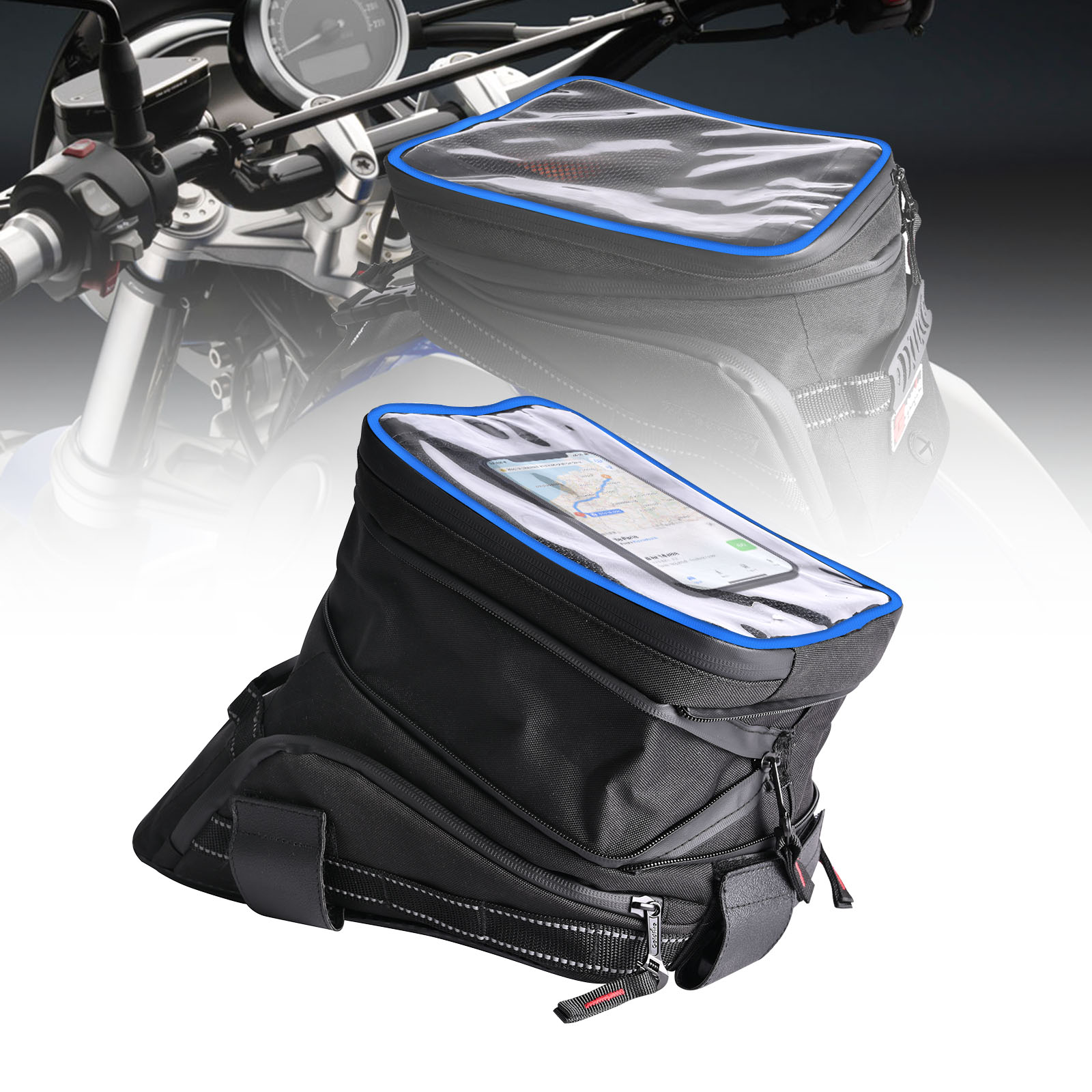 Cycling Gear Pack - Büyük kapasiteli genişletilebilir motosiklet tankı çanta