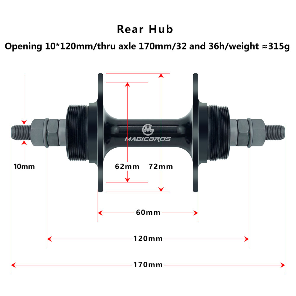 MAGICBROS Sabit Dişli Bisiklet - Cycling Gear Hub incelemesi ve fiyatı