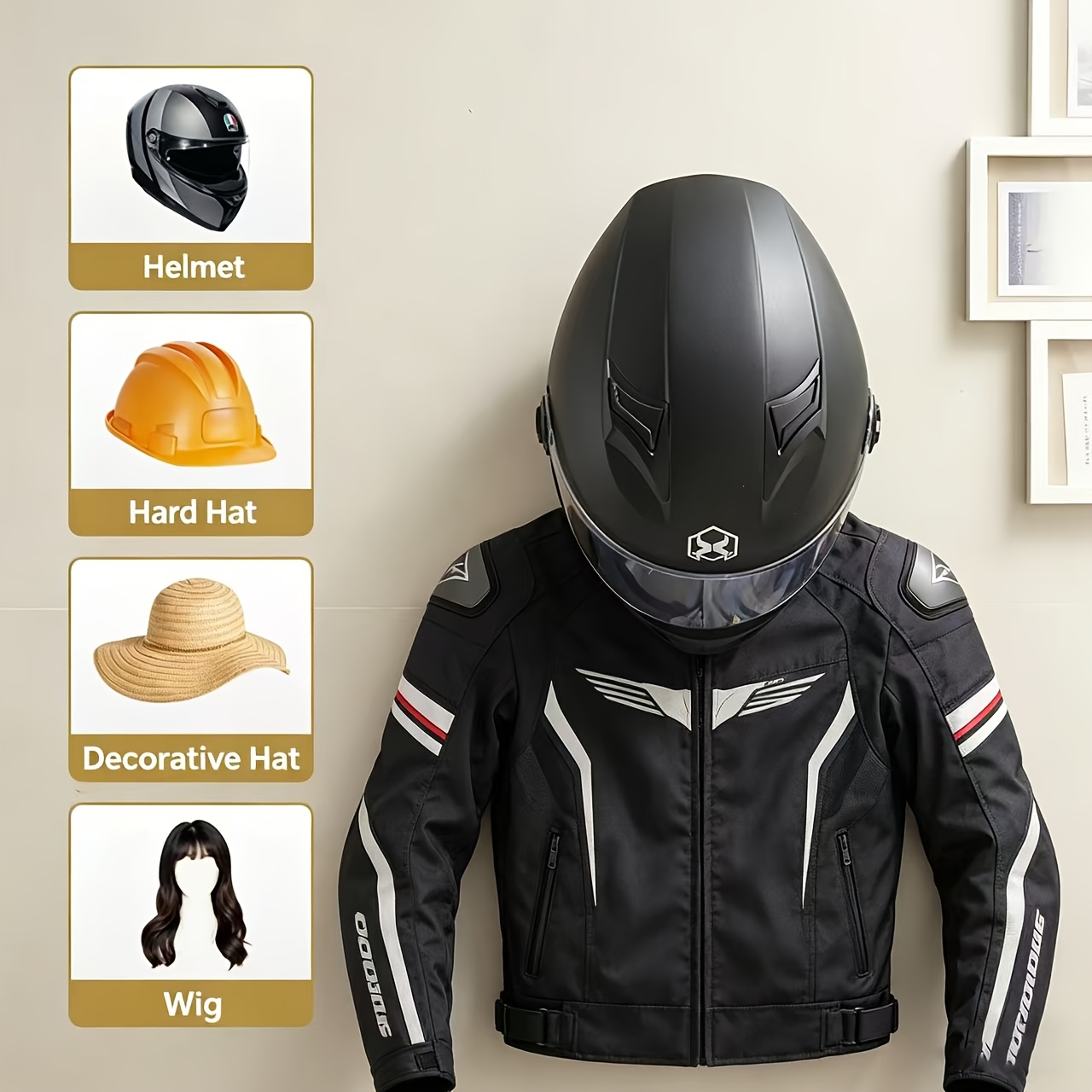 Motosiklet Kask Tutucu Masif A - Cycling Gear Wall Storage incelemesi ve fiyatı