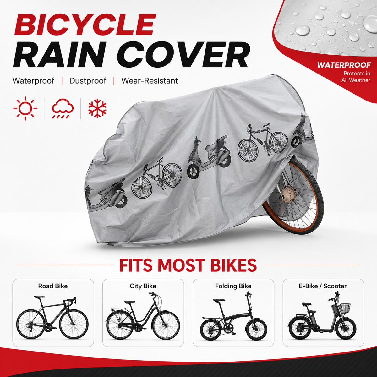 PINMOAP Evrensel Bisiklet Yağm - Cycling Gear Pack incelemesi ve fiyatı