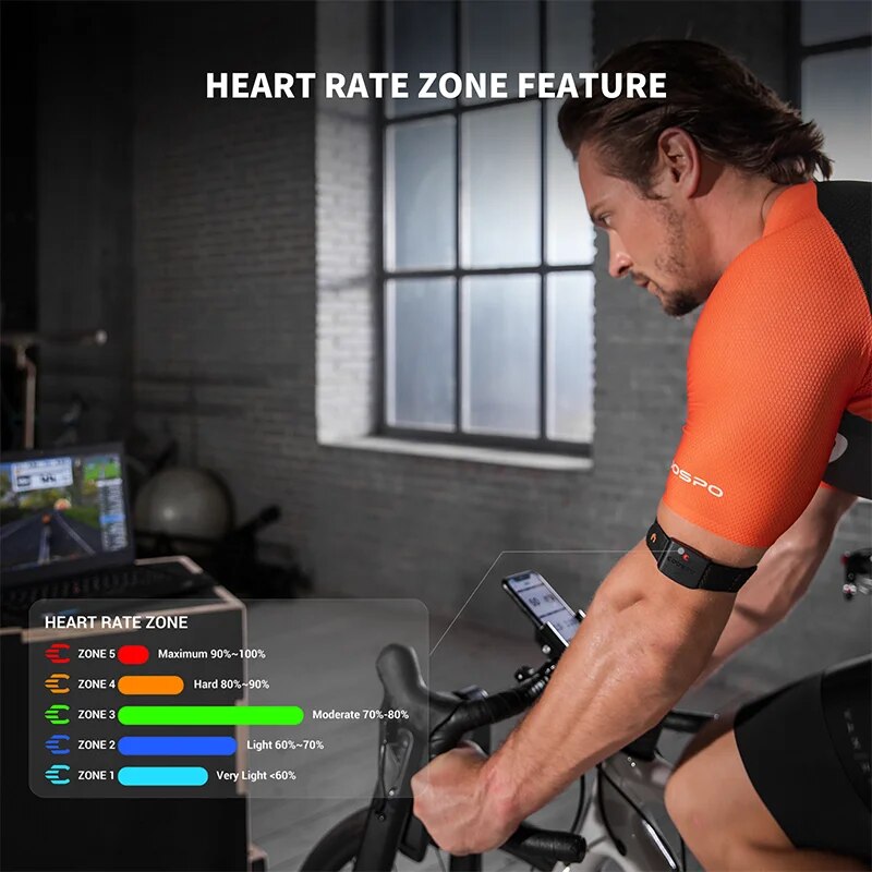 COOSPO HW9 Kol Bandı Nabız Mon - Cycling Zwift incelemesi ve fiyatı