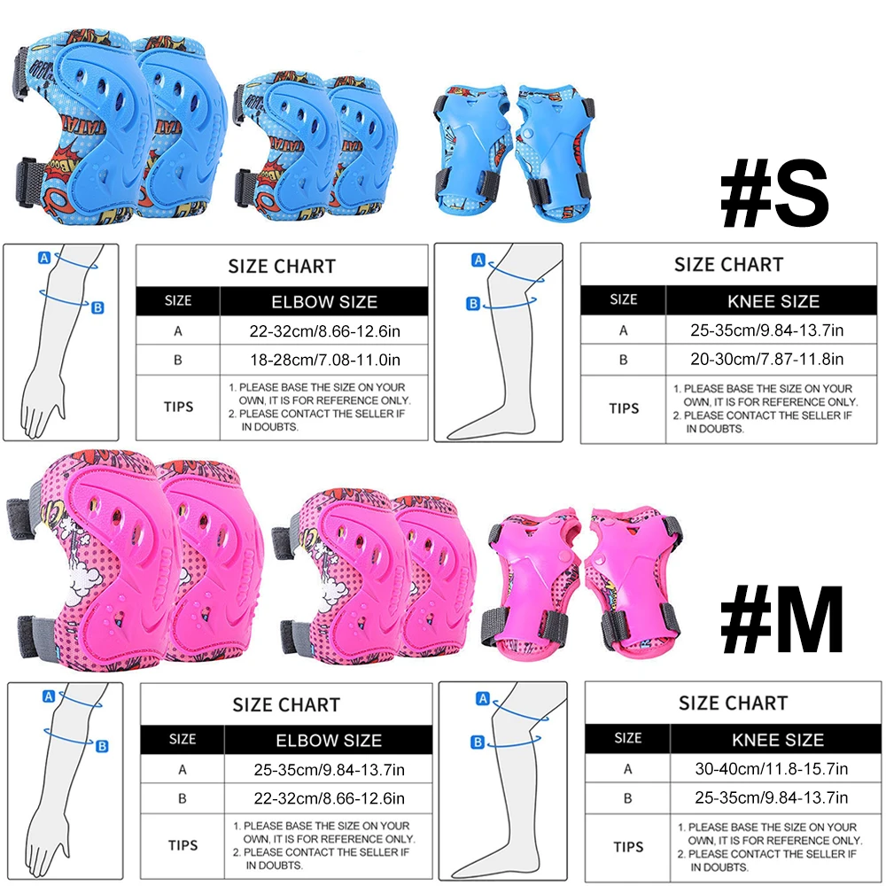 6 adet çocuklar 3-12 yıl diz d - Cycling Gear For Kids incelemesi ve fiyatı